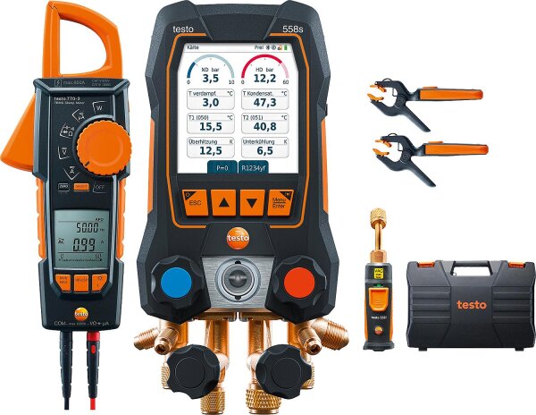 Monteurhilfe testo 558s Vakuum/Stromzange Set 0564 5584