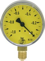 Vakuummeter ohne Glyzerindämpfung -1 - 0 bar  63 mm...