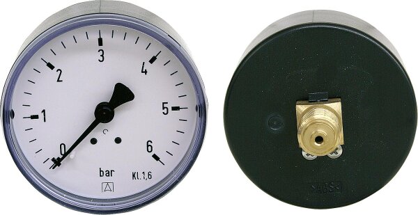 Manometer 0-4 bar 63mmÝ G1/4