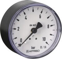 Manometer 0-10 bar 63mmÝ G1/4