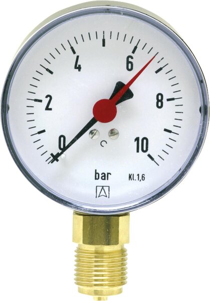 Manometer 0-25 bar 80mmÝ G1/2