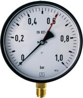 Manometer 0-1 bar 160mmÝ G1/2