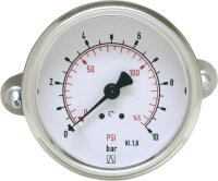 Manom.Stahlbl.Dreik.0-6bar40mmÝG 1/8