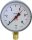 Rohrfeder-Standardmanometer -1/0 bar, Ø 100 mm, G 1/2"