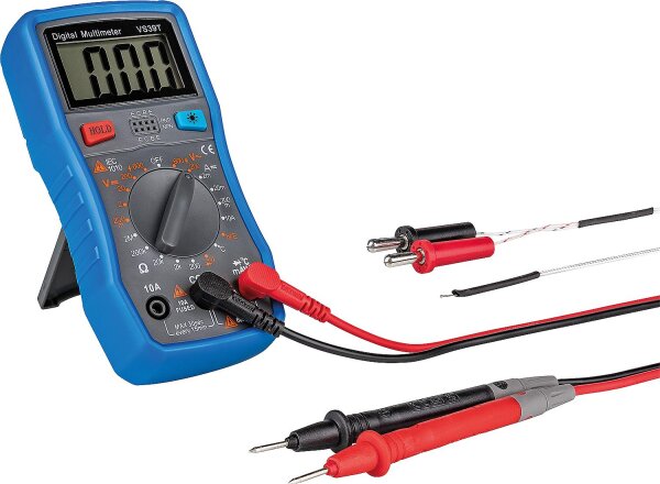 Multimeter VS 39 T mit Messkabel und Temperaturfühler