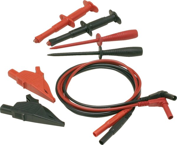 Sicherheitsmessleitungsset 4mm Silicon 8-teilig BENNING TA3