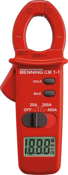 Digital-Stromzangen-Multimeter CM 1-1 Wechselstrom, Ref.Nr. 044061, inkl.Tasche