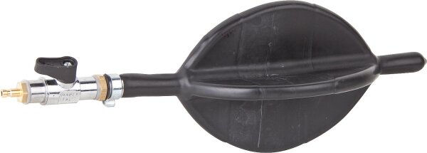 Absperrblase 100 mm mit Absperrhahn