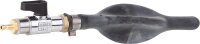 Absperrblase 50 mm mit Absperrhahn