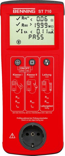 Gerätetester ST 710 inkl. Tasche
