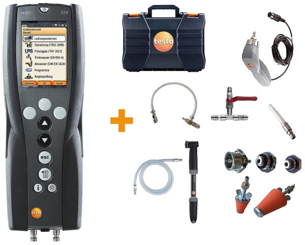 Druck- und Leckmengenmessgerät testo 324-Set