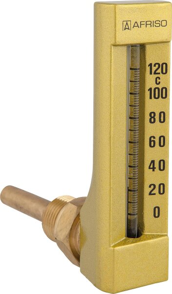 Maschinenthermometer VMTh 150 0/120°C 100mm, G1/2B MS, Winkel 90°
