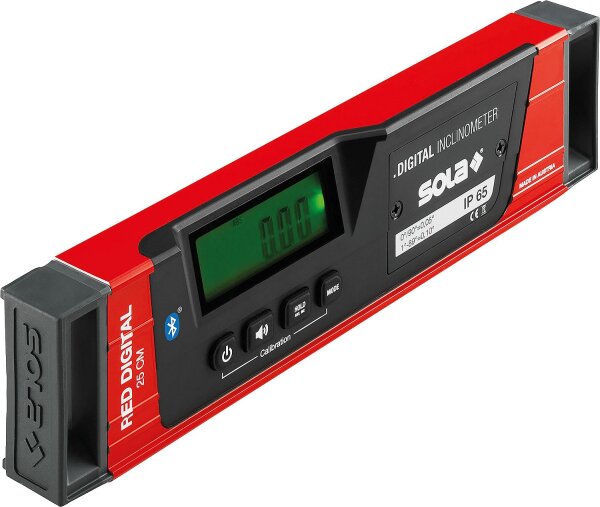 Elektronische Neigungs-Wasserwaage Sola RED 25 digital Länge= 250 mm