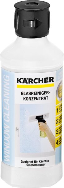 Glasreiniger KÄRCHER Konzentrat RM500 für Akku - Fenstersauger Inhalt: 500ml