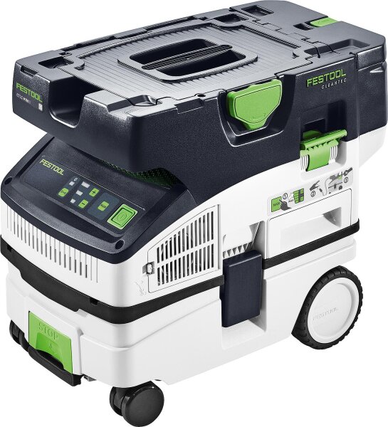 Akku-Nass- und Trockensauger Festool 2 x 18V CTLC MINI I-Plus, L-KLasse, mit 4x 5 Ah Akkus und Ladegerät