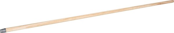 Besenstiel, Holz, roh,1400x24 mm, mit Gewinde, VPE 10 Stück