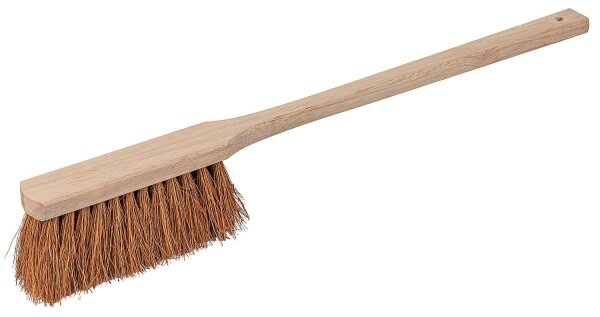 Handfeger, Holz, 60 cm, roh, Kokos-Bestückung