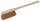 Handfeger, Holz, 60 cm, roh, Kokos-Bestückung