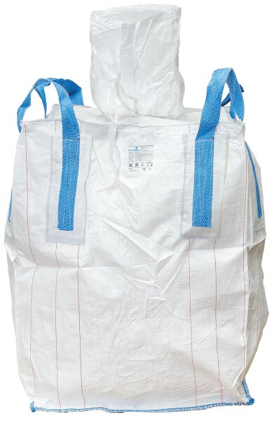 Big Bag 900x900x1200mm mit Ein- und Auslaufstutzen Staubdicht