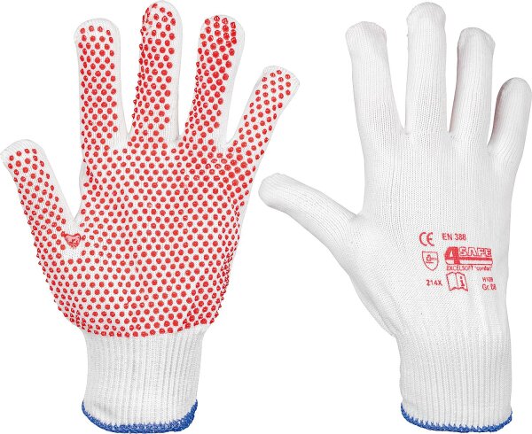 Schutzhandschuh Strick weiß Gr.L 1 Paar