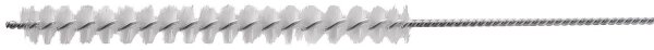 Zylinderbürste Nylon transp. Bürsten-Ø 8 mm, Gesamtlänge 300 mm, Besatzlänge 100 mm
