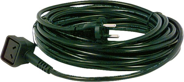 Netzkabel mit Schukostecker 2 x 1,0 mm2 / Länge 10 mtr für Sauger DBQ 250/360/500