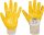 Arbeitshandschuh Nitril gelb,Baumwoll-Innentrikot Größe:XL 1 Paar