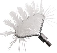 Bürstenset Nylon ohne Stiel mit Gewinde M10, bestehend aus 3 Rundb.,3 Rechteckb.,1 Rückwandb.