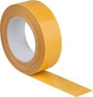 Doppelseitiges Klebeband mit Gewebe 38mm x 25m