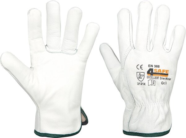 Fahrerhandschuh Winter Moltonfutter, Größe XL