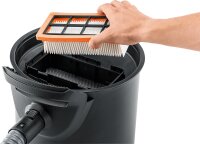 Asche- und Trockensauger AD 2 mit 14 l Metallbehälter