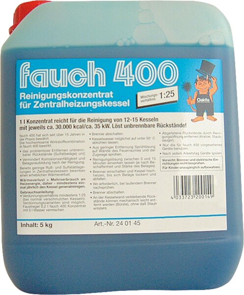 Reinigungskonzentrat für Zentralheizungskessel FAUCH 400, 5l Kanister