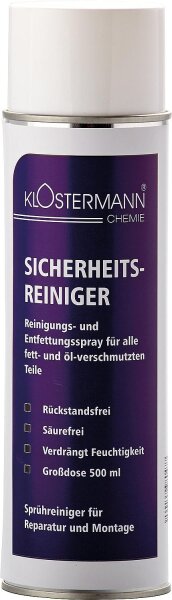 Sicherheitsreiniger KLOSTERMANN 500 ml Sprühdose