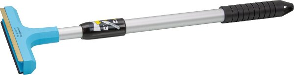 Eiskratzer mit Teleskopstiel und Messingklinge, Länge bis 60cm verschiedene Farben