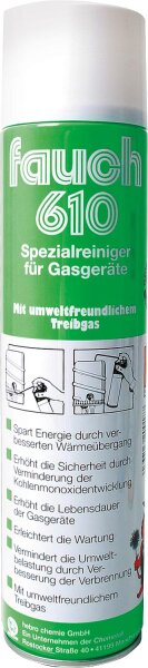 Spezialreiniger für Gasgeräte (R 290) FAUCH 610, 600ml Sprühdose