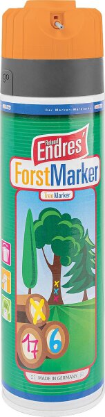 Markierspray leuchtend orange (KWF) Roland Endres Forst-Marker Ergo 360°, 500ml Sprühdose