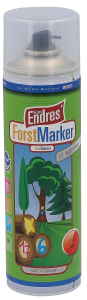 Markierspray langzeit weiß Roland Endres Forst-Marker 360° KWF, 500ml Sprühdose