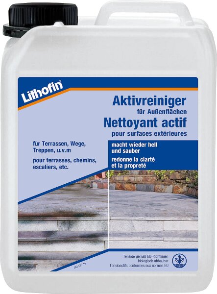 LITHOFIN Aktivreiniger (für Außenflächen) 2,5l Kanister
