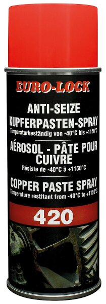 Kupferpastenspray EURO-LOCK LOS 420 Anti-Seize 400ml Sprühdose