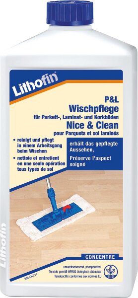 LITHOFIN P & L Wischpflege, 1 l Flasche