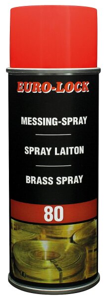 Messing-Spray EURO-LOCK LOS 80 Sprühdose 400 ml