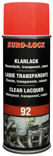 Klarlack EURO-LOCK LOS 92 400ml Sprühdose