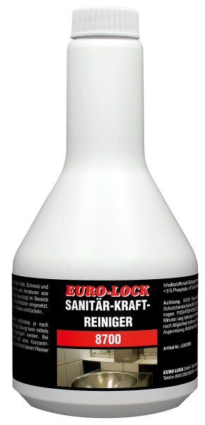 Sanitärkraftreiniger (hochaktiv) EURO-LOCK LOS 8700 500ml Flasche