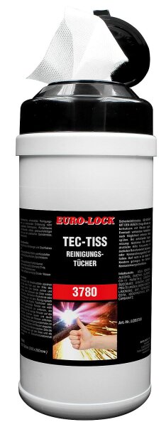 Allzweck-Reinigungstücher EURO-LOCK TEC-TISS LOS 3780, 100 Tücher/Dose