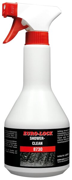 Dusche- und Badreiniger Citrus EURO-LOCK LOS 8730, 500ml Flasche