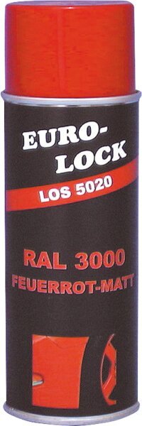 Signierfarbe RAL 3000 (feuerrot matt) EURO-LOCK LOS 5022 400ml Sprühdose
