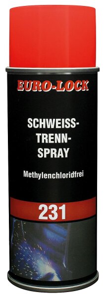 Schweißtrennspray EURO-LOCK LOS 231, 400ml Sprühdose, dichlormethanfrei