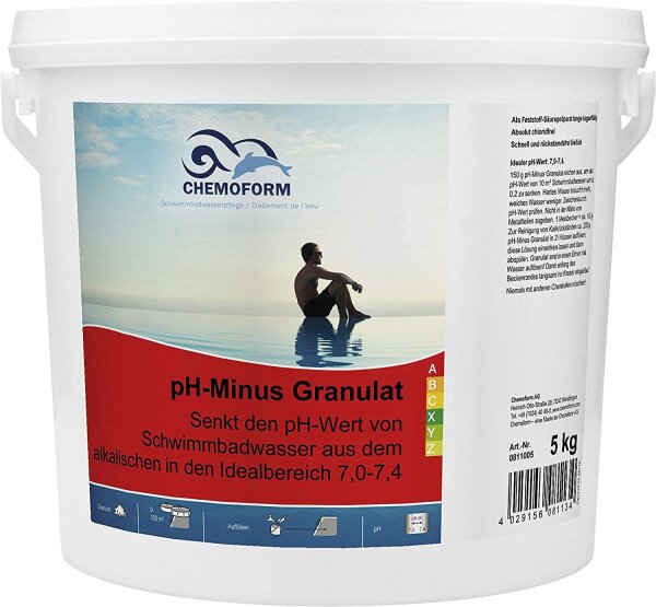pH-Regulator-Minus Granulat CHEMOFORM 5kg Eimer