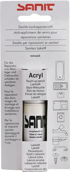 SANIT Lackreparaturstift reinweiß