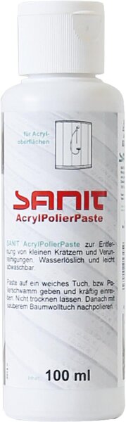 SANIT AcrylPolierPaste 100ml Flasche